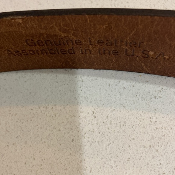 NWT Timberland Genuine Leather Men’s Belt Size 36 - Picture 7 of 7